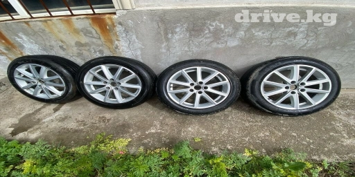 Колеса в сборе 215 / 55 / R 17, Лето, Новый, Комплект, Легковые, Литые, отверстий - 5