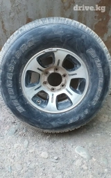 Колеса в сборе R 15, Лето, Б/у, 1 шт, Внедорожные (АТ/МТ), Литые