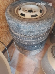 Колеса в сборе 195 / 70 / R <13, Б/у, Комплект, Легковые, Железные, отверстий - 4