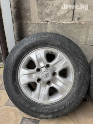 Колеса в сборе R 17, Б/у, Запаска, Внедорожные (АТ/МТ), Литые, отверстий - 5