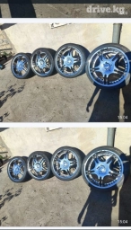 Колеса в сборе R 22, Лето, Б/у, Комплект, Легковые, Литые, отверстий - 5