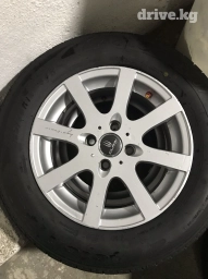 Колеса в сборе R 14, Лето, Б/у, Комплект, Литые, отверстий - 4