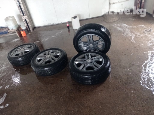 Колеса в сборе R 18, Б/у, Комплект, Литые, отверстий - 5