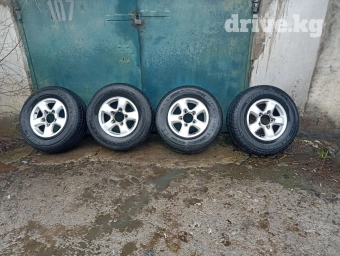 Колеса в сборе 265 / 70 / R 16, Всесезонная, Б/у, Комплект, Внедорожные (АТ/МТ), Литые, отверстий - 5