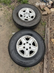 Колеса в сборе 275 / 70 / R 16, Лето, Б/у, Комплект, Внедорожные (АТ/МТ), отверстий - 6