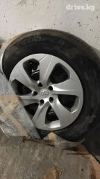 Колеса в сборе 225 / 65 / R 17, Лето, Б/у, Комплект, Железные, отверстий - 5