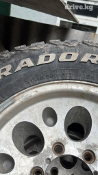 Колеса в сборе 275 / 75 / R 15, Всесезонная, Б/у, Комплект, Внедорожные (АТ/МТ), Литые, отверстий - 6