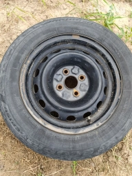 Колеса в сборе 185 / 65 / R 14, Б/у, Комплект, Легковые, Железные, отверстий - 4