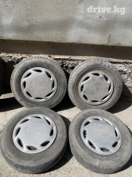 Колеса в сборе 145 / 80 / R <13, Лето, Б/у, Комплект, Легковые, Железные, отверстий - 4