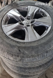 Колеса в сборе R 17, Лето, Б/у, отверстий - 5