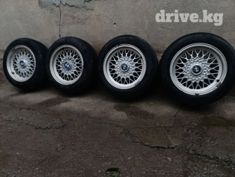 Колеса в сборе 195 / 65 / R 15, Лето, Б/у, Комплект, Легковые, Литые, отверстий - 5