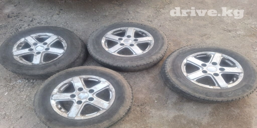 Колеса в сборе 205 / 70 / R 15, Лето, Б/у, Комплект, Легкий коммерческий транспорт (C/LT), Литые, отверстий - 5