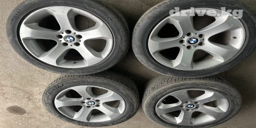 Колеса в сборе 255 / 50 / R 19, Лето, Б/у, Комплект, Литые, отверстий - 5