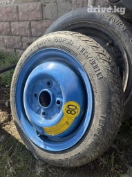 Колеса в сборе 165 / 60 / R 14, Запаска, Легковые, Железные, отверстий - 5