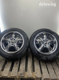 Колеса в сборе 225 / 55 / R 17, Зима, Б/у, Комплект, Легковые, Литые, отверстий - 5