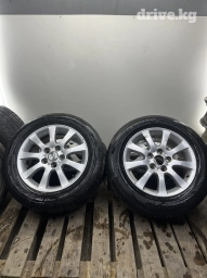 Колеса в сборе 205 / 60 / R 16, Лето, Б/у, Комплект, Легковые, Литые, отверстий - 5