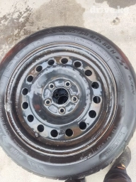 Колеса в сборе 185 / 60 / R 15, Лето, Б/у, Комплект, Легковые, Железные, отверстий - 5