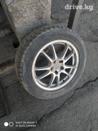 Колеса в сборе 225 / 55 / R 17, Зима, Б/у, Комплект, Легковые, Литые, отверстий - 5