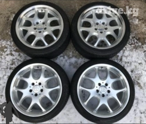 Колеса в сборе 225 / R 18, Зима, Б/у, Комплект, Литые, отверстий - 5