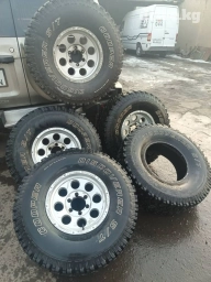 Колеса в сборе 315 / 75 / R 16, Всесезонная, Б/у, Комплект, Внедорожные (АТ/МТ), Литые, отверстий - 6