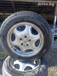 Колеса в сборе 215 / 60 / R 16, Зима, Б/у, Комплект, Легковые, Литые, отверстий - 4