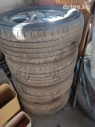 Колеса в сборе R 18, Лето, Б/у, Комплект, Внедорожные (АТ/МТ), Литые, отверстий - 5