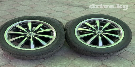 Колеса в сборе 225 / 50 / R 18, Лето, Б/у, Комплект, Легковые, Литые, отверстий - 5