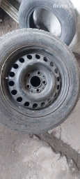 Колеса в сборе 195 / 65 / R 15, Зима, Б/у, Комплект, Легковые, Железные, отверстий - 5