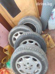 Колеса в сборе 195 / 65 / R 15, Зима, Б/у, Комплект, Легковые, Литые, отверстий - 5