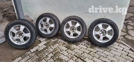 Колеса в сборе 195 / 65 / R 15, Всесезонная, Б/у, Комплект, Легковые, Литые, отверстий - 5