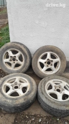 Колеса в сборе R 14, Б/у, Литые, отверстий - 4