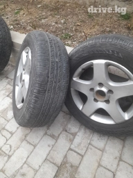 Колеса в сборе 235 / 65 / R 17, Лето, Б/у, Комплект, Грузовики/Автобусы, Литые, отверстий - 5