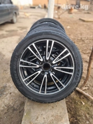 Колеса в сборе 195 / 50 / R 15, Лето, Б/у, Комплект, Легковые, Литые, отверстий - 4