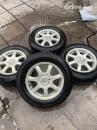 Колеса в сборе 205 / 65 / R 15, Лето, Б/у, Комплект, Легковые, Литые, отверстий - 5