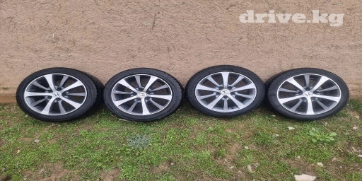 Колеса в сборе R 17, Зима, Б/у, Комплект, Легковые, Литые, отверстий - 5