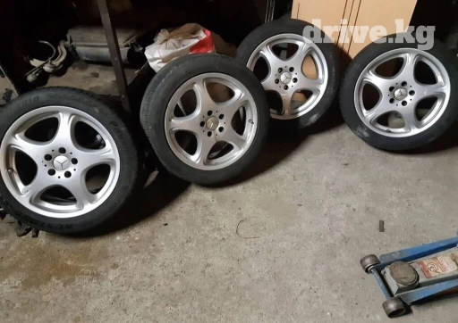 Колеса в сборе 245 / 45 / R 18, Лето, Б/у, Комплект, Легковые, Литые, отверстий - 5