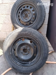 Колеса в сборе 185 / 70 / R 14, Зима, Б/у, Пара, Легковые, Железные, отверстий - 4