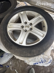 Колеса в сборе 225 / 60 / R 17, Лето, Б/у, Комплект, Внедорожные (АТ/МТ), Литые, отверстий - 5