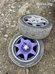 Колеса в сборе 235 / 45 / R 18, Лето, Б/у, Комплект, Легковые, отверстий - 5