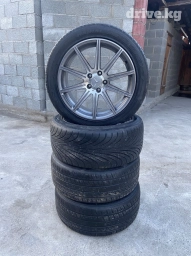 Колеса в сборе 235 / 50 / R 18, Лето, Б/у, Комплект, Легковые, отверстий - 5