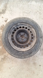 Колеса в сборе 195 / 65 / R 15, Всесезонная, Б/у, 1 шт, Легковые, Железные, отверстий - 5