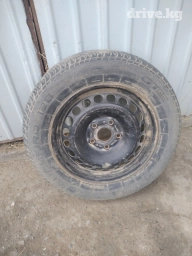 Колеса в сборе 195 / 65 / R 15, Лето, Б/у, 1 шт, Легковые, Железные