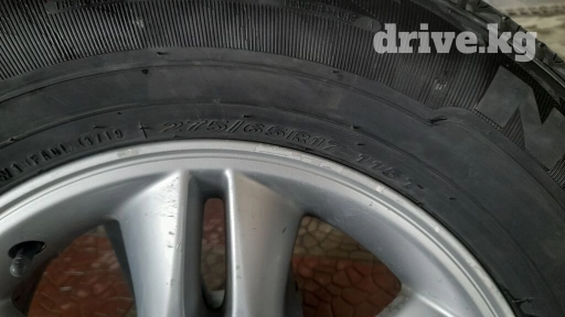 Колеса в сборе 275 / 65 / R 17, Всесезонная, Б/у, 1 шт, Внедорожные (АТ/МТ), Литые, отверстий - 6