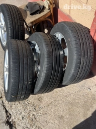 Колеса в сборе R 15, Б/у, Комплект, Литые, отверстий - 5