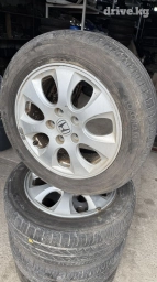 Колеса в сборе 205 / 55 / R 16, Лето, Б/у, Комплект, Легковые, отверстий - 5