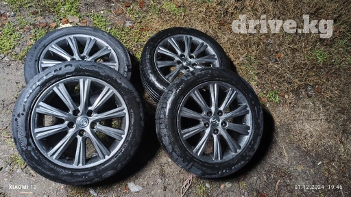 Колеса в сборе R 17, Б/у, Комплект, Литые, отверстий - 5