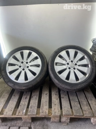 Колеса в сборе 225 / 50 / R 18, Лето, Б/у, Комплект, Легковые, Литые, отверстий - 5