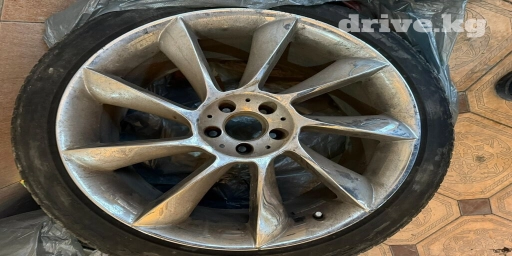 Колеса в сборе R 20, Лето, Б/у, Комплект, Литые, отверстий - 5