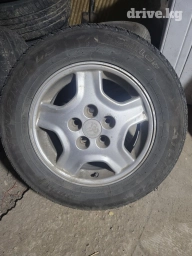 Колеса в сборе 205 / 65 / R 15, Лето, Б/у, Комплект, Легковые, Литые, отверстий - 5