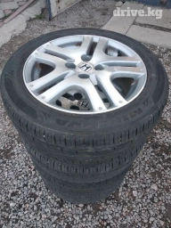 Колеса в сборе 185 / 55 / R 15, Лето, Б/у, Комплект, Легковые, Литые